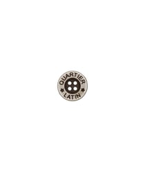 Carte de 4 boutons Jeans Quartier Latin 16mm - Prym Argent Vieilli gris