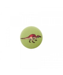 Carte de 3 boutons Dinosaure polyester à queue 15mm - Prym Baryonix Vert