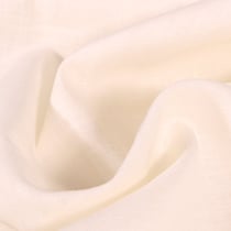 Tissu Ramie Lin uni Ecru
