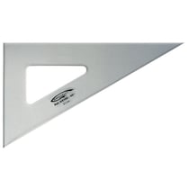 Graphoplex - Equerre 60° 3 bords droits 21 cm