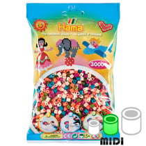 Perles Hama Midi - Mélange 58 - 5 mm - 3000 pcs env.