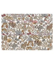 Tissu d'ameublement feuilles lin de 150 cm de largeur lin vendu par 50 cm