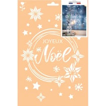 POCHOIR A4 SANS SACHET - JOYEUX NOEL