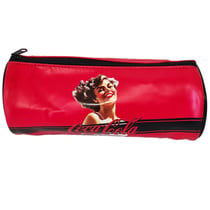 Trousse ronde vinyle Coca-Cola