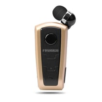 Ecouteurs Bluetooth Anti-Vol Avec Rappel Vibration Et Câble Rétractable Or YONIS