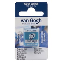 Peinture aquarelle van Gogh godet Bleu turquoise 522