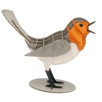 Maquette 3D en papier Rouge-gorge - Fridolin