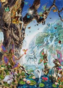Puzzle 2000 pièces - Vallée Des Fées des Eaux - Schmidt Spiele