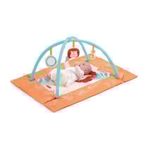 Tapis d'éveil Lion Moelleux pour Bébé - Activités Sensorielles et Motricité