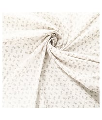 Tissu coton fleurettes de 140 cm de largeur starlettegris vendu par 50 cm