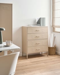 Armoire de bureau Acier Beige ENAGO - Beliani