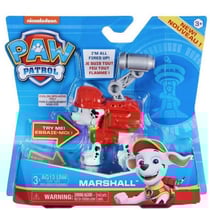 Pat patrouille marcus avec son et sac a dos - figurine chien - paw patrol - spin master - 20126394