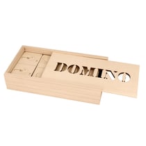Jeu de domino en bois safari