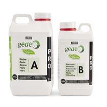 Bidon de résine pour moulage - Durcisseur - Biosourcée - Gédéo - Pébéo - 2L