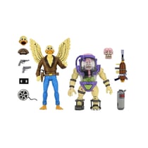 Les Tortues Ninja - Pack 2 figurines Ace Duck & Mutagen Man 18 cm