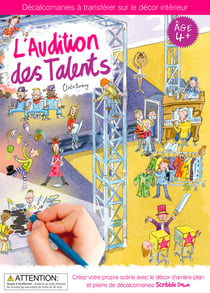 Decalcomanies L'Audition Des Talents Et Decor A4