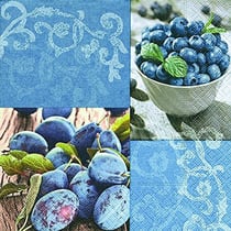 Graine Créative - Pqt 20 Serviettes Blueberries And Plums