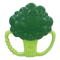 anneau de dentition en silicone - brocoli - INFANTINO