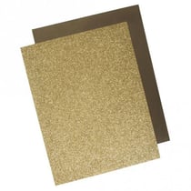 Transfert thermocollant métallique à repasser 21,5 x 28 cm - Doré