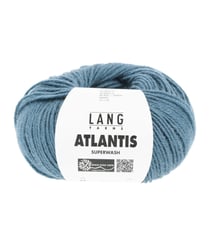Pelote de laine vierge ATLANTIS - Lang Yarns 0074 bleu