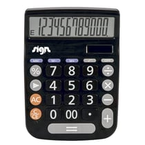 Calculatrice De Bureau 20Mm Sign