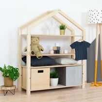 Etagère cabane POLLY bois naturel