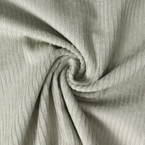 Tissu Velours Côtelé lavé Garance uni Vert amande