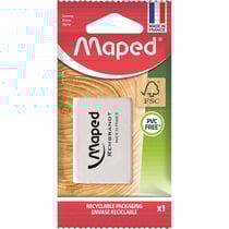 Gomme blanche - Rectangulaire - Caoutchouc naturel - Maped