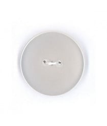 Carte de 12 boutons Polyester Blanc 10mm - Union Knopf Blanc