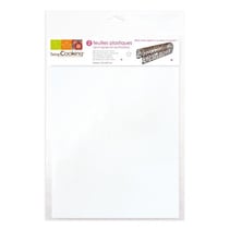 8 feuilles plastique semi-rigides pour chocolat 40 x 25 cm