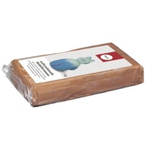 Pâte à modeler séchant à l'air, 1kg, terre brune