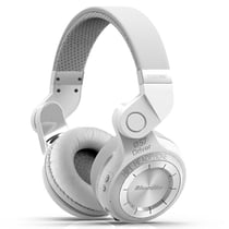 Casque Audio Bluetooth Sans Fil Avec Micro Pour Tous Smartphones Et Appareils Audio Blanc YONIS