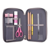Trousse LED Miss Melody Nympheas avec 3 Compartiments et Accessoires Artistiques - Top Model