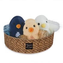 Peluche poussin ( modèle aléatoire ) - 15 cm