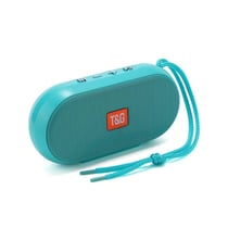Mini Enceinte Bluetooth Multifonctionnelle Extérieure Avec Support USB TF FM Bleu YONIS