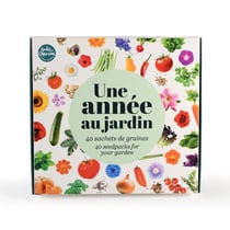 Coffret 40 sachets de graines à semer - Radis et Capucine