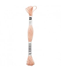 Fil à broder mouliné Uni - Rico Design 247 Rose