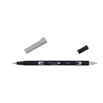 Lot de 6 feutres double pointe pinceau - TOMBOW - ABT Dual Brush Pen N60 gris froid 6