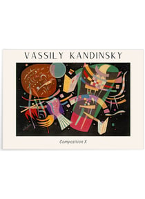 Affiche Vassily Kandinsky Composition X | A3 : 29,7x42cm
