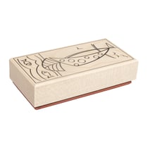 Tampon "Mit Jesus in einem Boot", 5x10cm