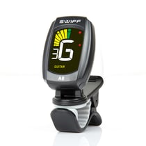 Swiff® A8-CS Clip-On Mini Tuner Pro Couleurs - Accordeur