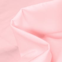 Tissu Popeline de coton mercerisé uni Elise Rose bébé