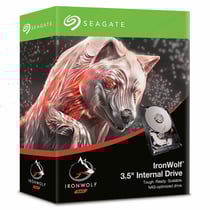 Seagate IronWolf 8 To, Disque dur interne NAS HDD, CMR 3,5' SATA 6 Gbit/s 7 200 tr/min, 256 Mo de mémoire cache, pour NAS RAID