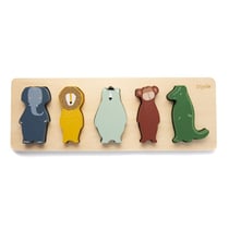 Puzzle de formes en bois trixie - TRIXIE BABY - Jaune