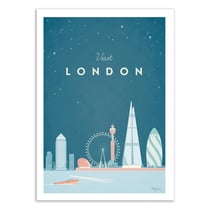Affiche 50x70 cm - Visit London - Henry Rivers