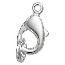Fermoirs carabinier 9,5 mm (2 pièces) - argenté