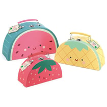 Set de 3 valisettes fruits gourmands - Vilac