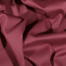 Tissu Popeline de coton Uni Lie de vin
