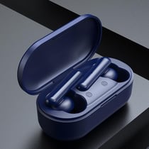 Ecouteurs Bluetooth Sans Fil Hifi Mini Avec Micro Et Boîte De Charge Bleu Bleu YONIS