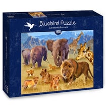 Puzzle 1500 pièces - Savannah Animals - Bluebird Puzzle